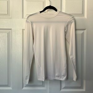 Tek Gear Performance Compression White Long Sleeve Activewear Shirt